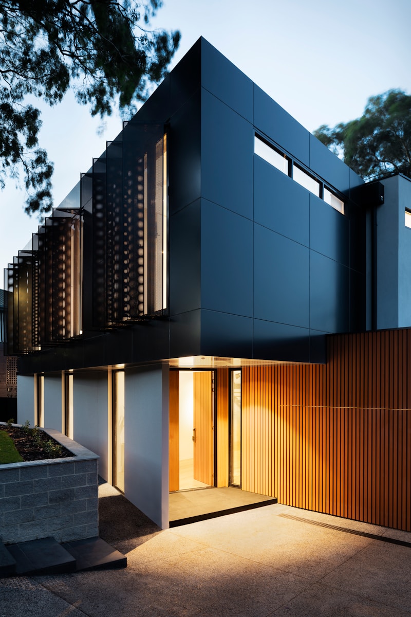 brown and black concrete building